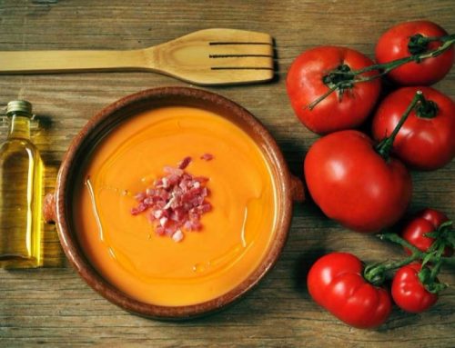 Vellutata di zucca con prosciutto crudo