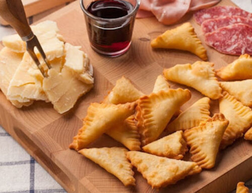 Chizze reggiane al Parmigiano con Prosciutto Crudo